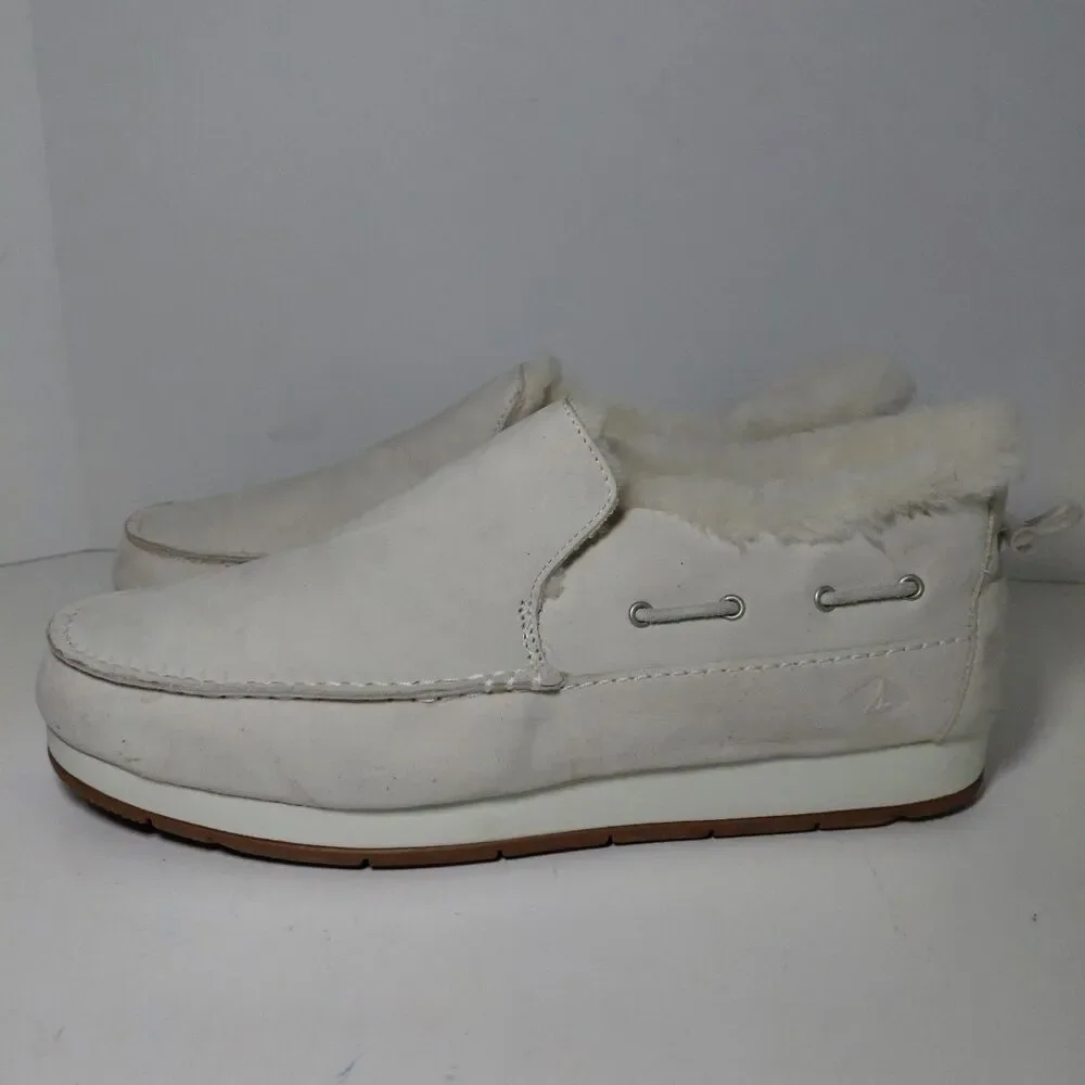 Sperry Top-Sider Moc-Sider Winter Men's Sz 11.5 Sneakers Sheep Fur Australia
